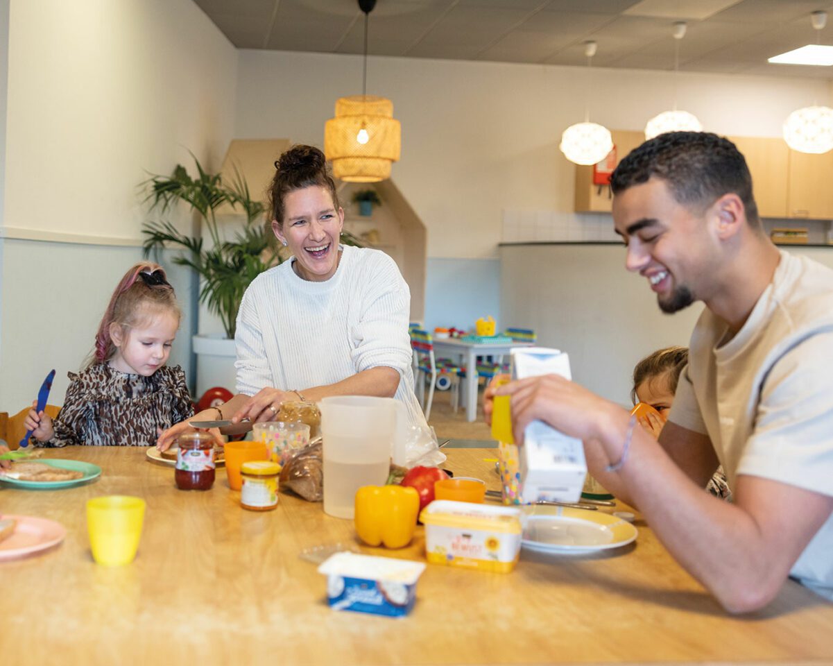 Plezier hebben met je collega's - Werken bij Kinderopvang Wageningen